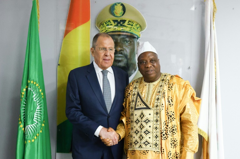 Lavrov with Guinea Foreign Minister Morissanda Kouyaté