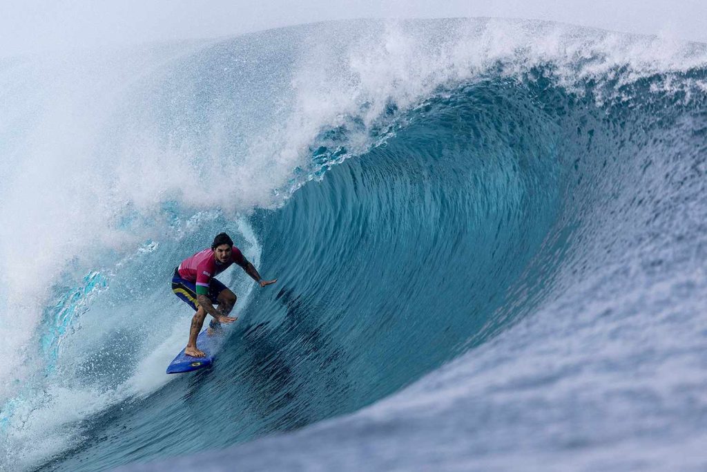 Gabriel Medina Defies Gravity in 2024 Olympics Iconic Shot