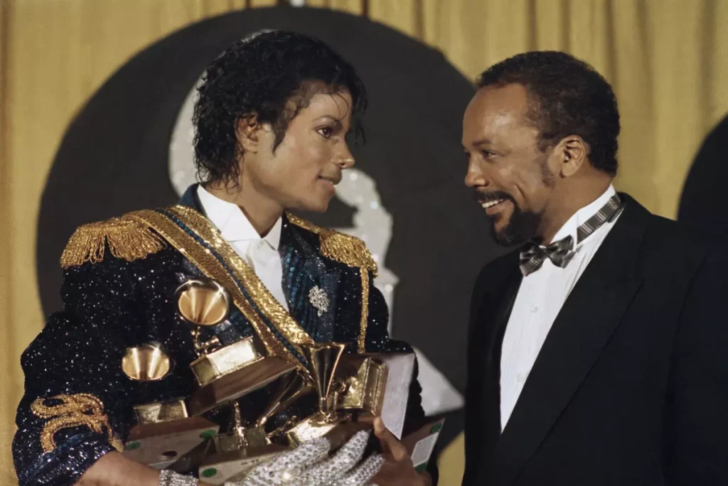 Quincy Jones and Michael Jackson