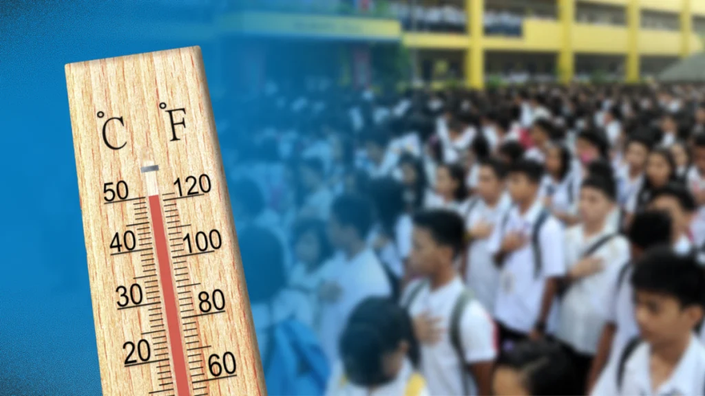 In-person classes have been suspended in all public schools in the Philippines due to excessive heat. The country’s department of education made the announcement. The decision was announced in an advisory posted on the agency’s official Facebook page after the Philippine Atmospheric, Geophysical and Astronomical Services Administration (PAGASA) revealed that over 30 areas might experience a dangerous heat index ranging from 42 to 51°C on April 29. The department informed teaching and non-teaching staff in the various public schools not to report physically to their offices during the school suspension dates. It also revealed that another reason for the suspension was the nationwide transportation strike by jeepney drivers from April 29 to May 1, which was in response to the government’s plan to eliminate smoke-belching vehicles that many Filipinos rely on to get to work and school.(News Central TV)